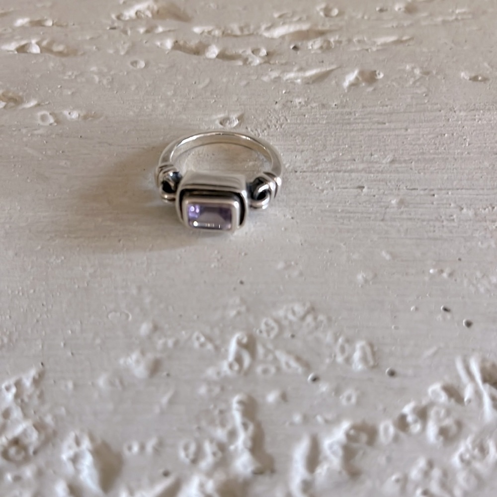 Silpada Misty Morning Amethyst Ring Size 6